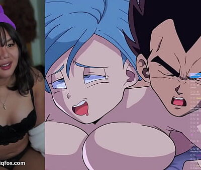 HOT DRAGONBALL HENTAI REACTION CUTE ASIAN STREAMER ExotiqFox Solo Gooner Girl Masturbation Hentai Reaction Funny Vegeta Bulma